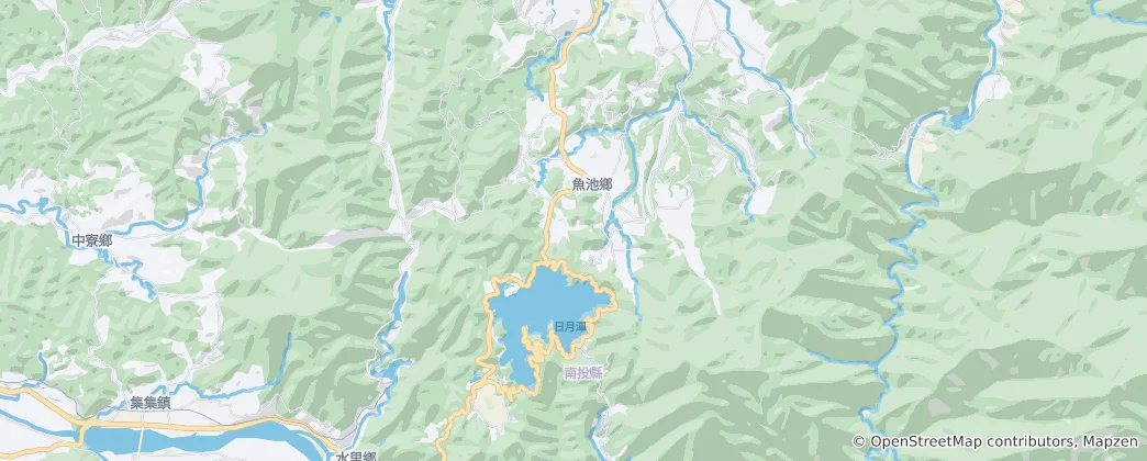 Mapa Yuchi Town