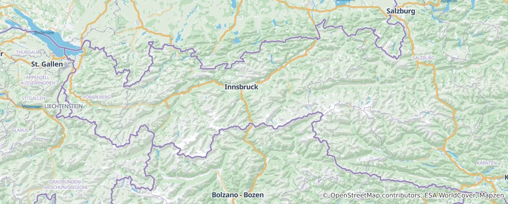 Carte de Tyrol