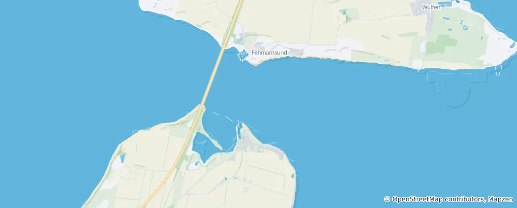 Mappa di Fehmarnsund