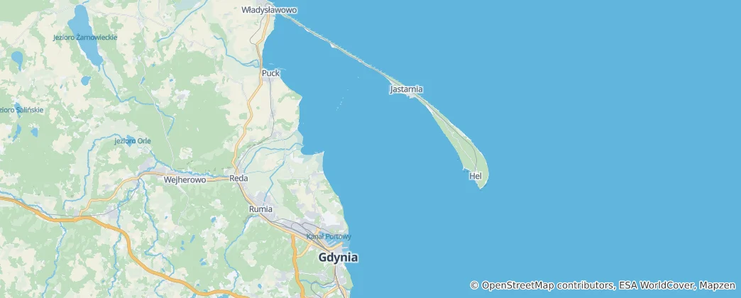 Карта Пуцкий залив