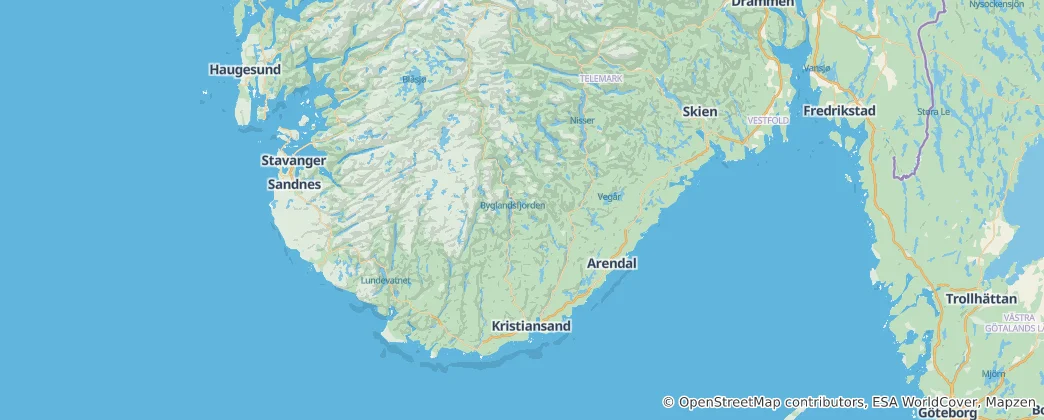 Mappa di Southland