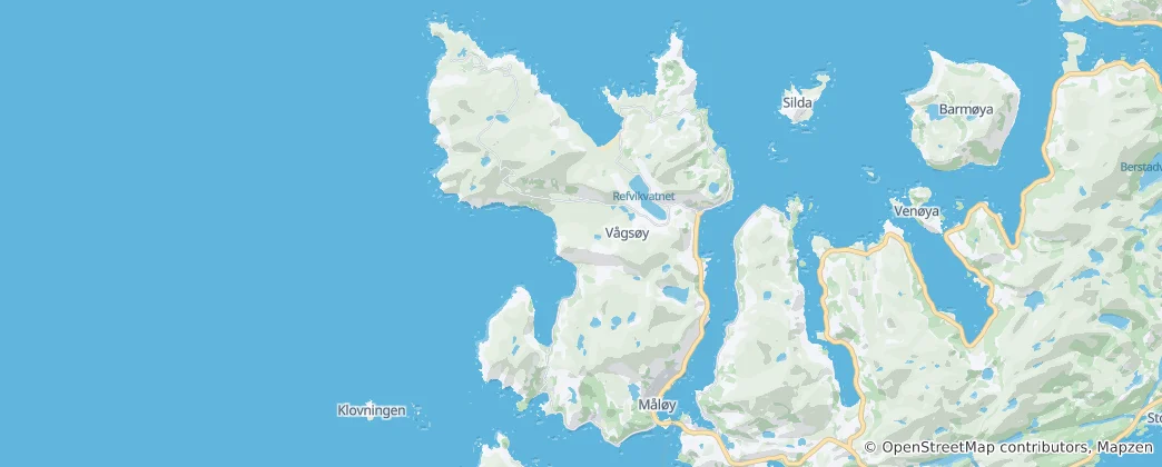 Mapa Vågsøy