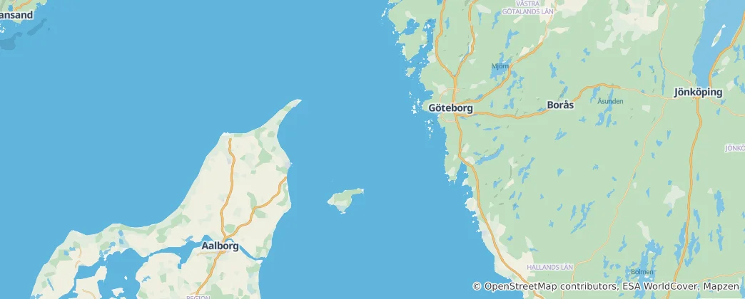 Mappa di Kattegat