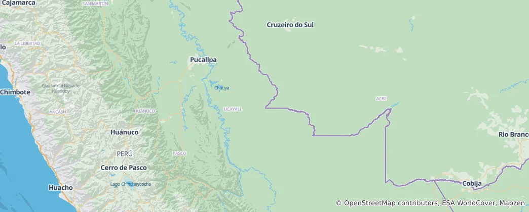 Mapa Ucayali