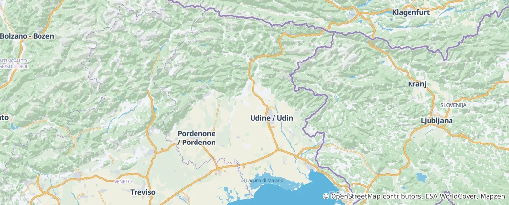 Carte de Udine