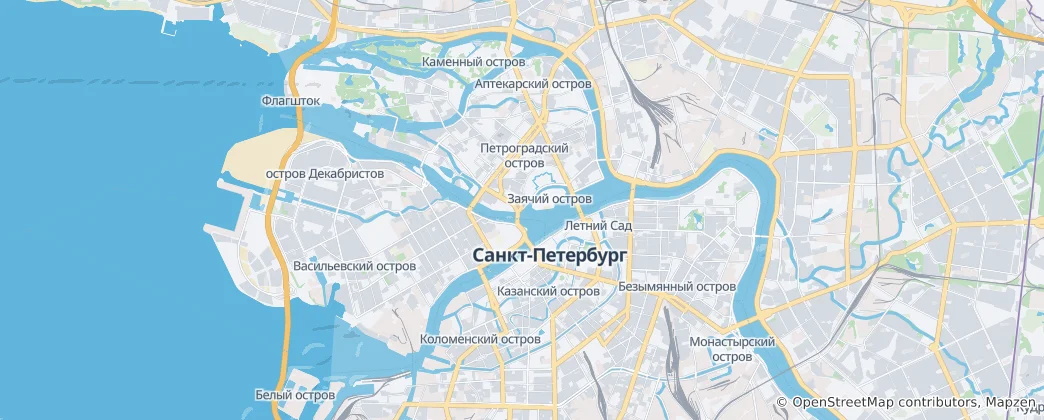 Mapa Historic Centre of Saint-Petersburg