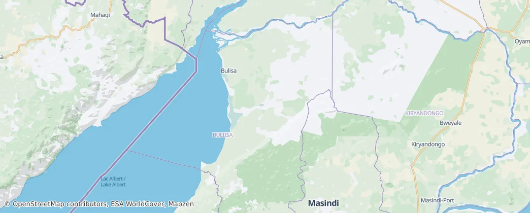 Buliisa District — Map