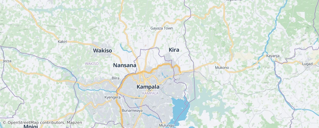 Kampala — Map