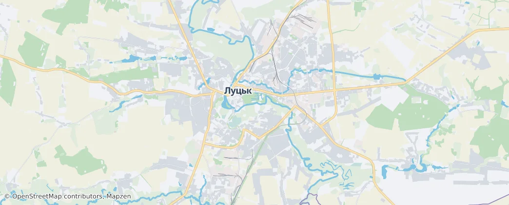 Lutska — Mapa