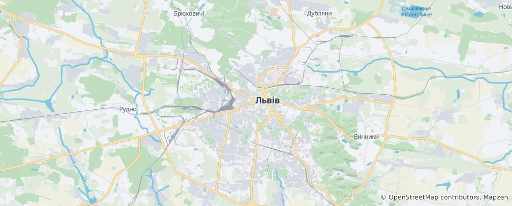 Mappa di Lvivska