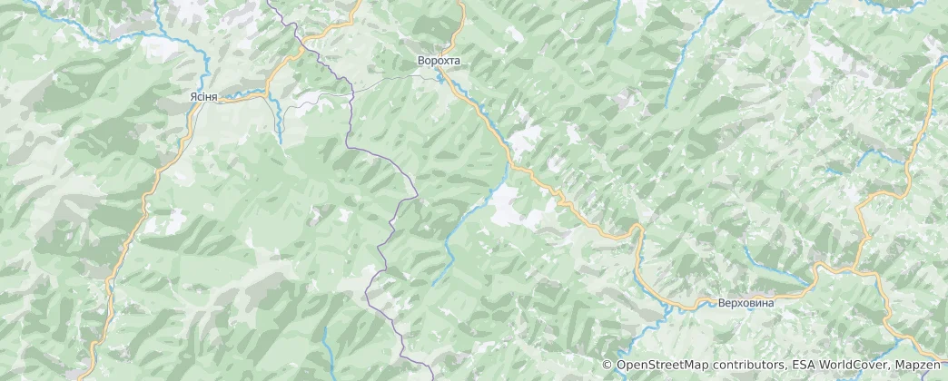 Mapa Vorokhtianska