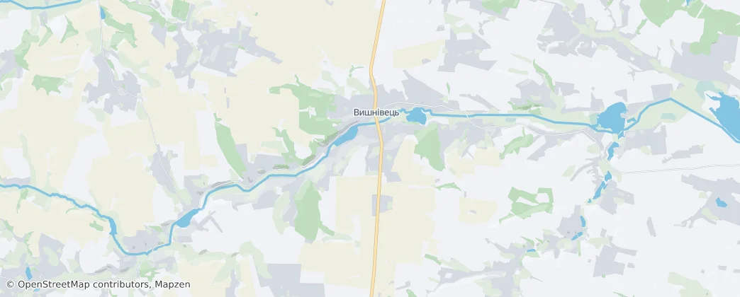 Vyshnivetska — Mapa