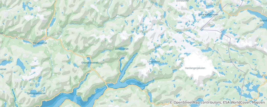 Carte de Ulvik