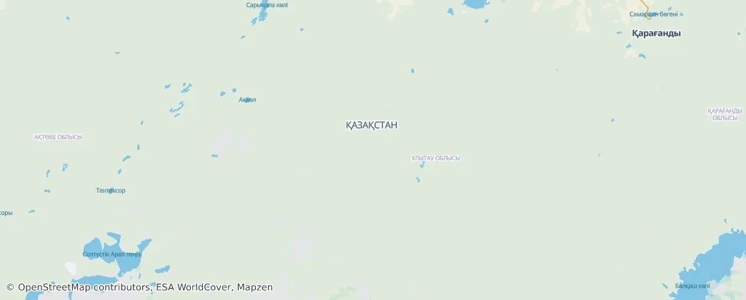 Ulytau District – Mapa