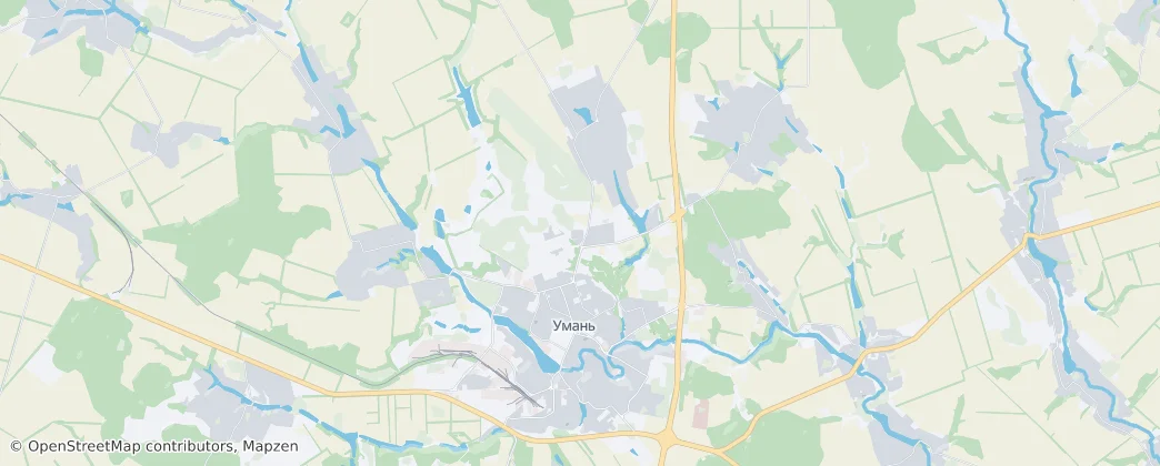 Uman — Mapa