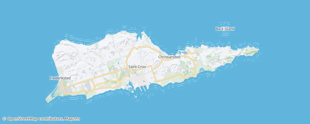 Islas Vírgenes de los Estados Unidos — Mapa