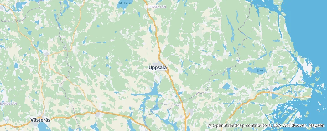 Mappa di Uppsala