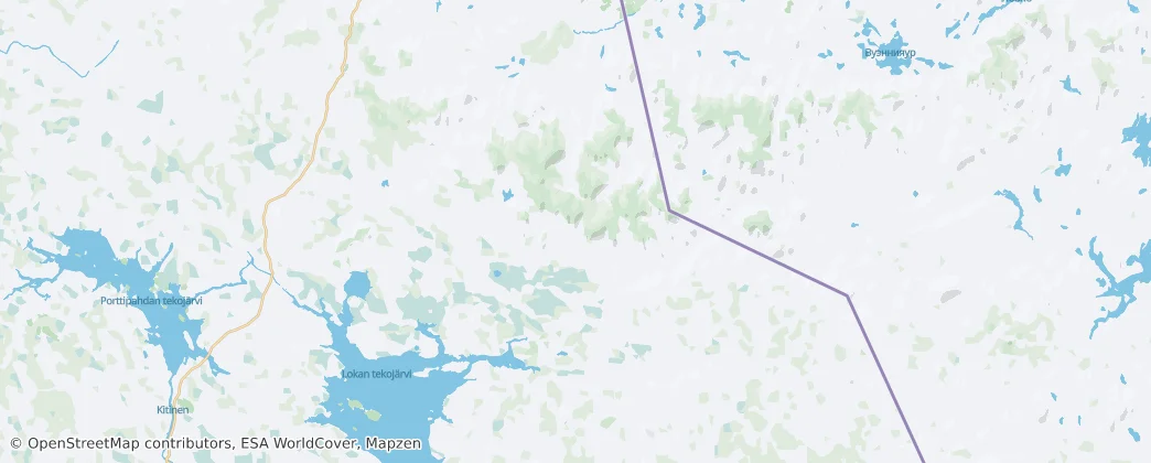 Urho Kekkonen National Park — Harita
