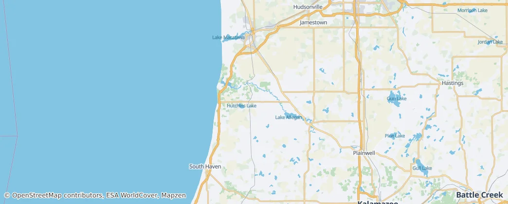 Allegan County — Map