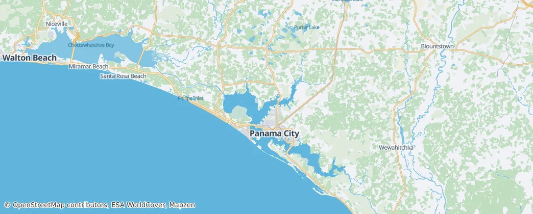 Bay County — Map