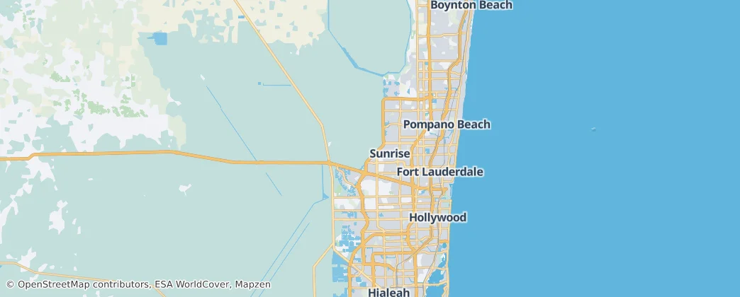 布劳沃德县 — 地图