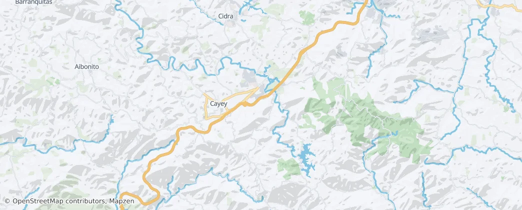 Cayey — Térkép