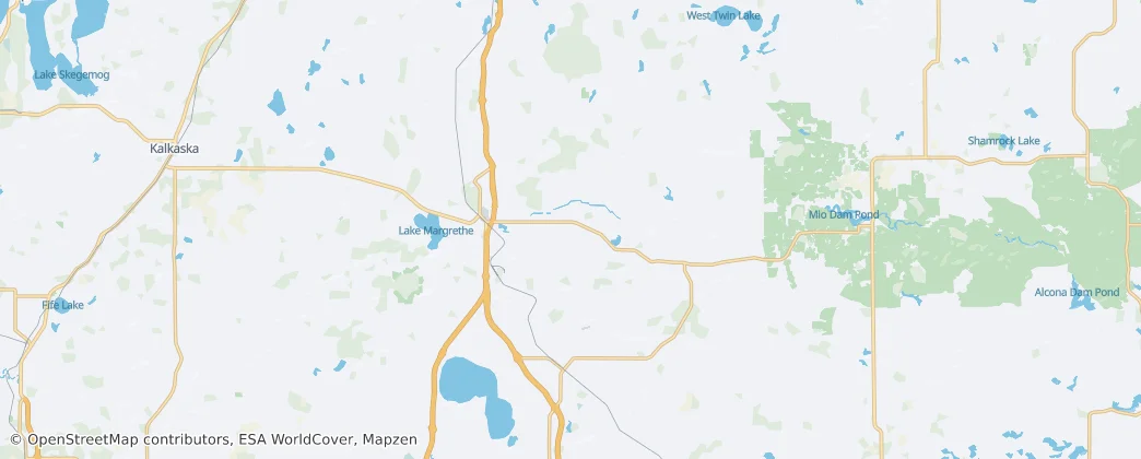 克勞福德縣 — 地图