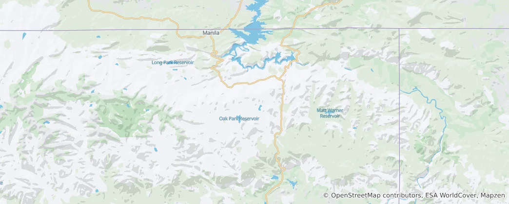 Mapa Daggett County