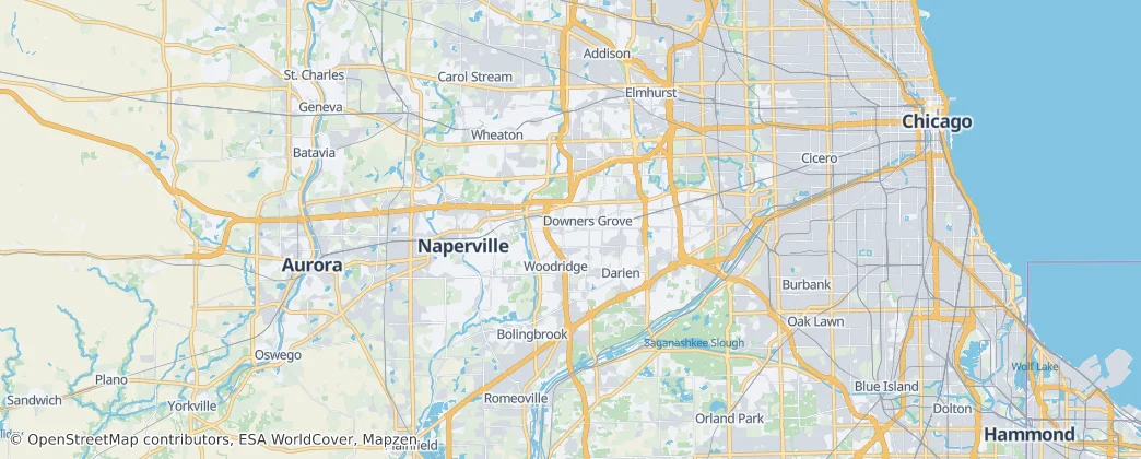 DuPage County — Kaart