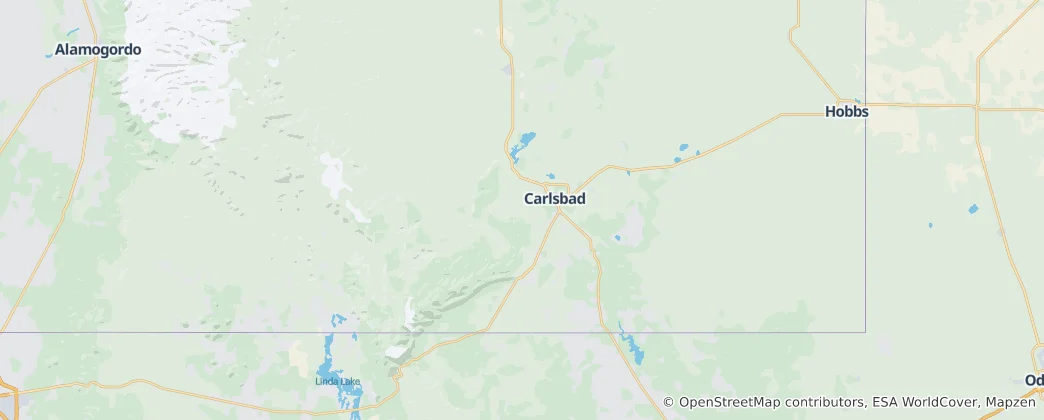 Mappa di contea di Eddy