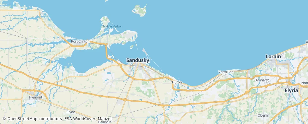 Erie County — Map