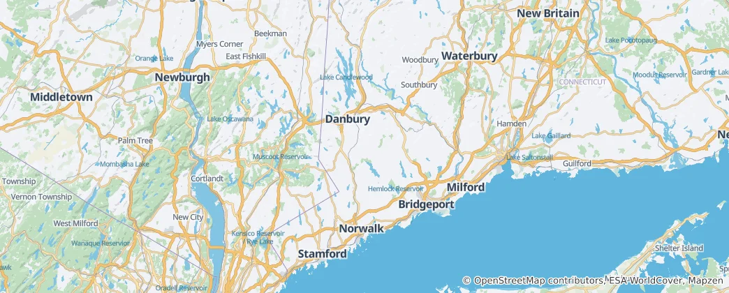 Mapa Fairfield County