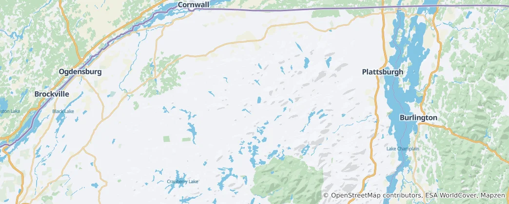 Mappa di contea di Franklin