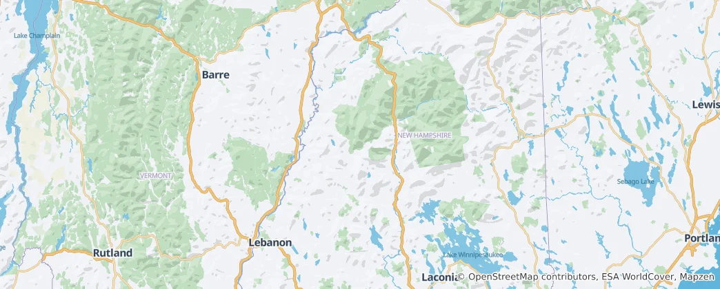 Carte de comté de Grafton