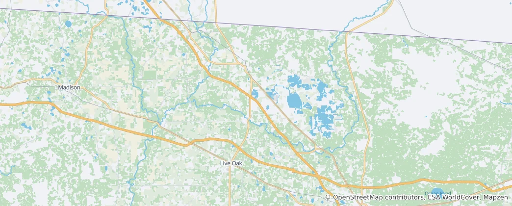 Mapa Hrabstwo Hamilton