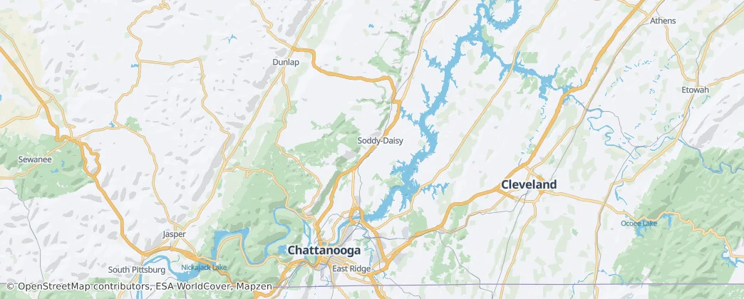 contea di Hamilton — Mappa