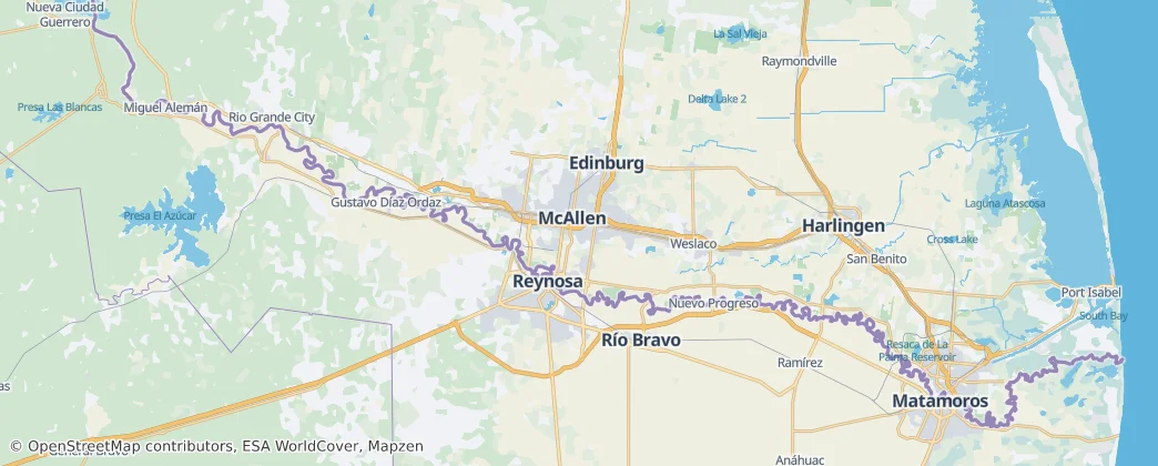 Hidalgo County — Map