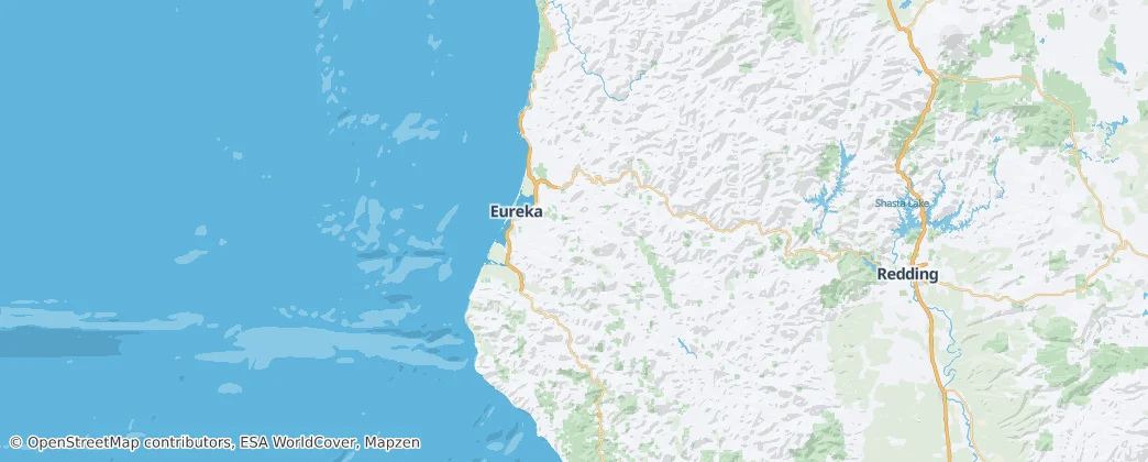 Humboldt County — mapa