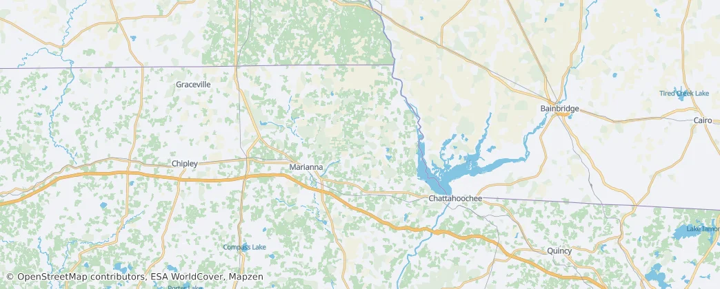 Jackson County — mapa