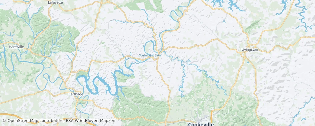 contea di Jackson — Mappa