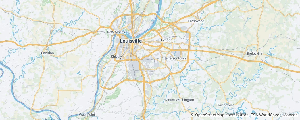 Mapa Jefferson County