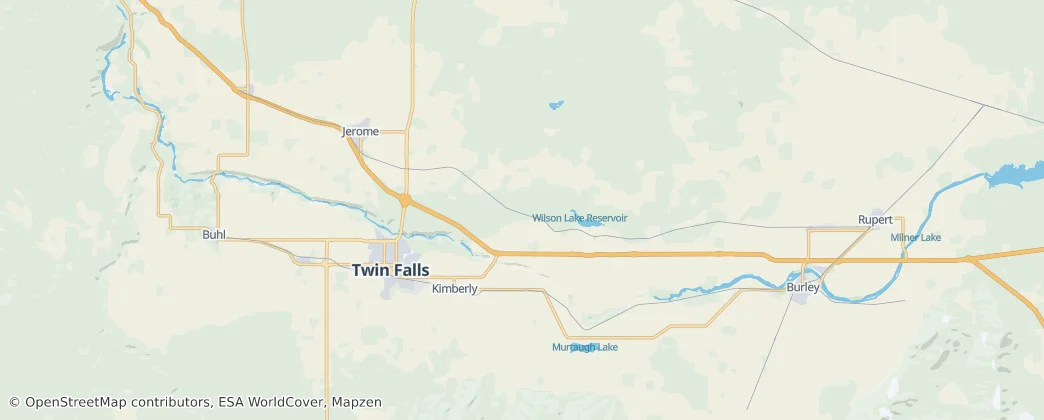 Jerome County — Map