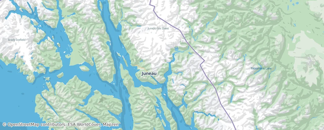 Juneau — Map