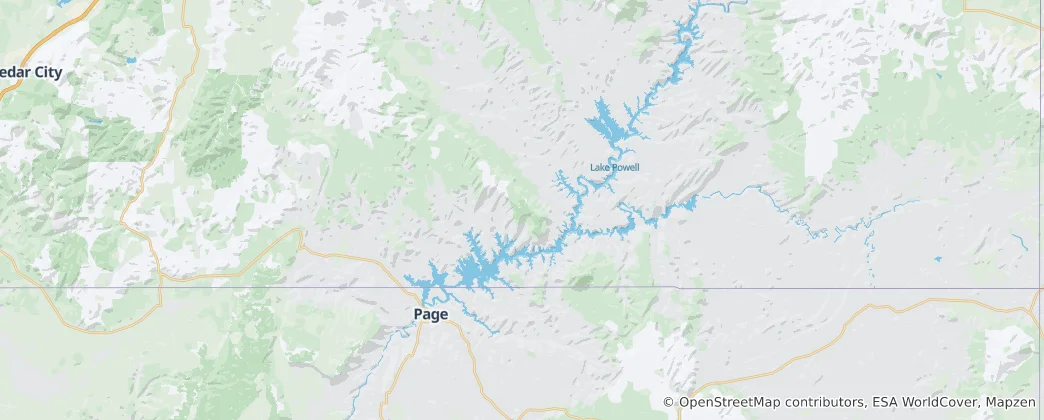 Mappa di contea di Kane