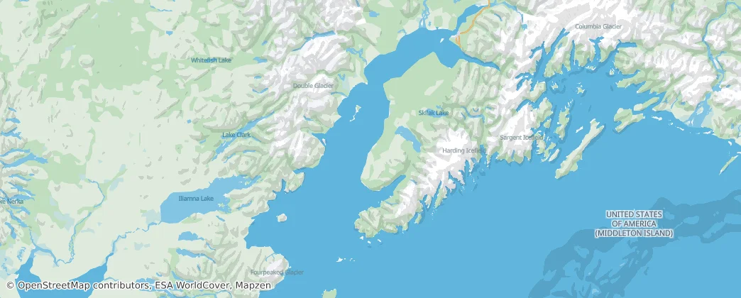 Kenai Peninsula Borough — mapa