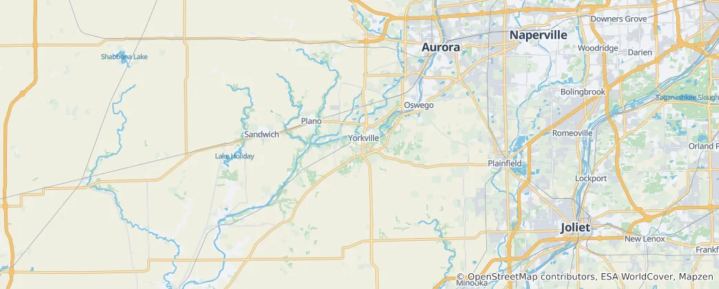 Mappa di contea di Kendall