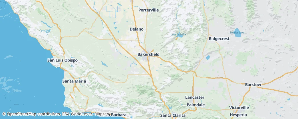Kern County — Map