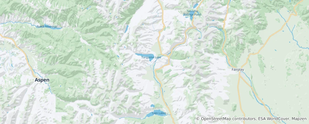Mappa di contea di Lake