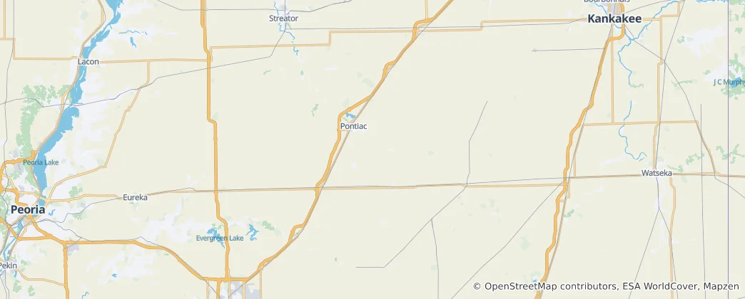 Karte von Livingston County