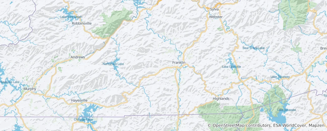 Mapa Macon County